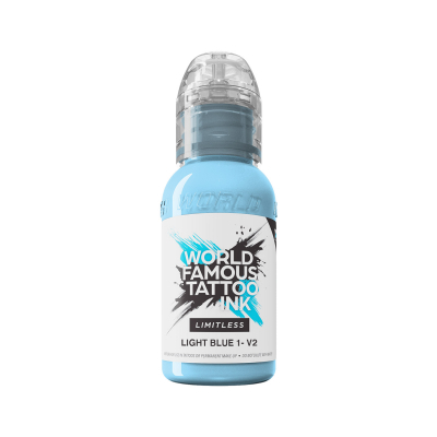 World Famous Limitless Tattoofarbe - Light Blue 1 V2 (30ml)