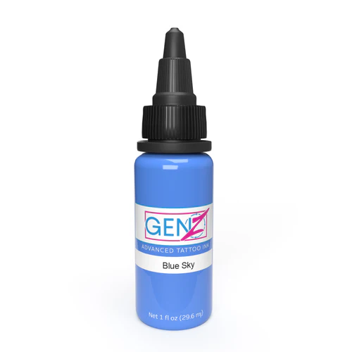 Intenze Ink Tattoofarbe REACH - Blue Sky (30 ml)