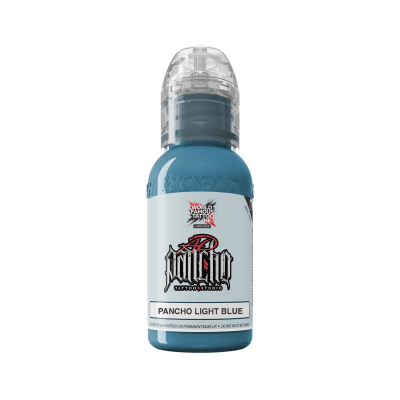 World Famous Limitless Tattoofarbe - A.D. Pancho Light Blue (30 ml)