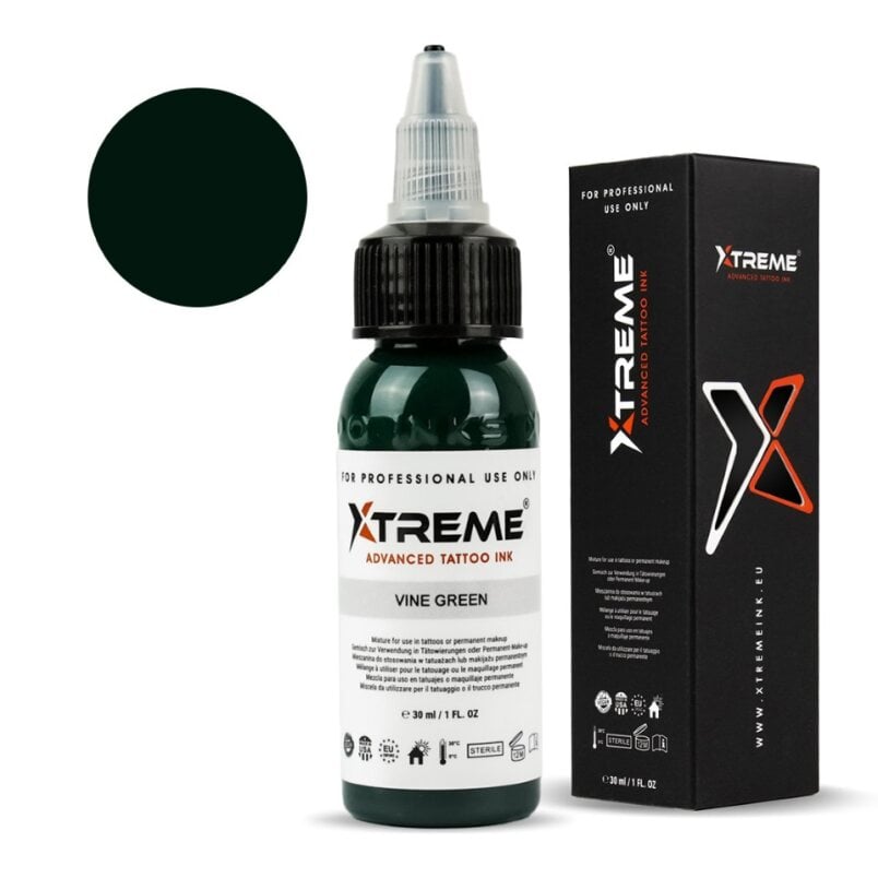 XTreme Ink Tattoofarbe - Vine Green (30 ml)