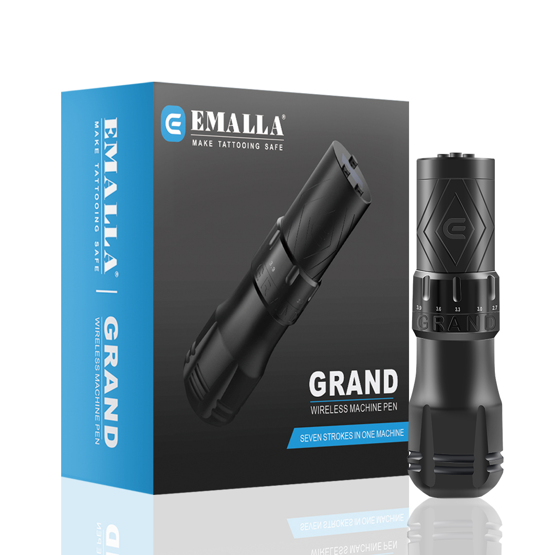 Emalla GRAND Wireless Tattoo Pen - Schwarz