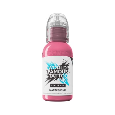 World Famous Limitless Tattoofarbe - Marta's Pink (30 ml)