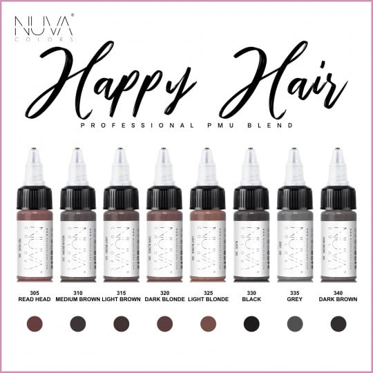 Nuva Colors PMU Pigment Set - SMP Collection (8 x 15 ml)