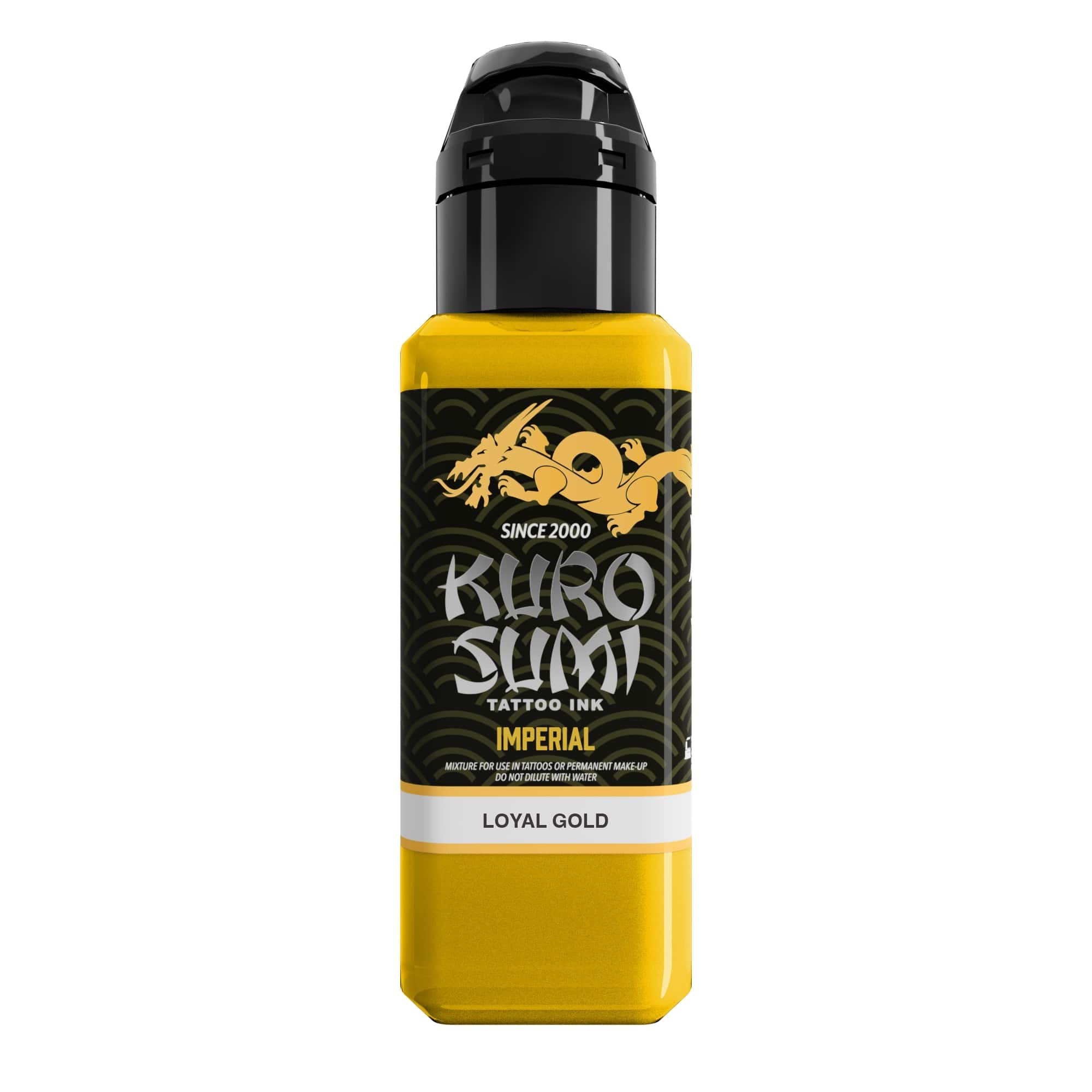 Kuro Sumi Imperial Tattoofarbe - Loyal Gold