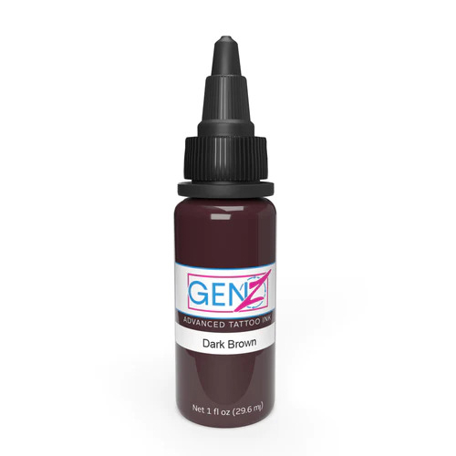 Intenze Ink Tattoofarbe REACH - Dark Brown (30 ml)