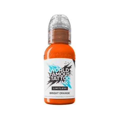 World Famous Limitless Tattoofarbe - Bright Orange (30 ml)