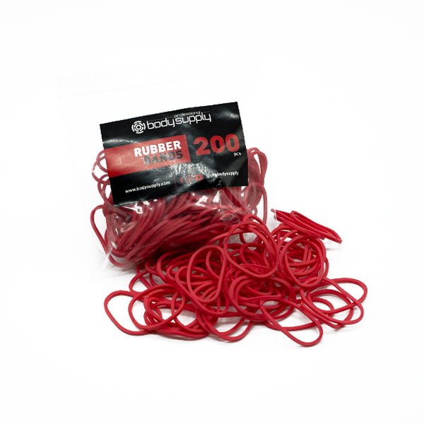 BodySupply Gummibänder 200 St. - Red