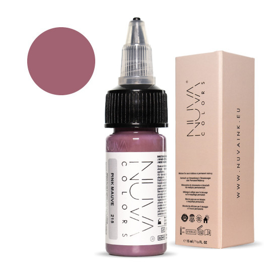 Nuva Colors PMU Pigment - 215 Pink Mauve (15 ml)