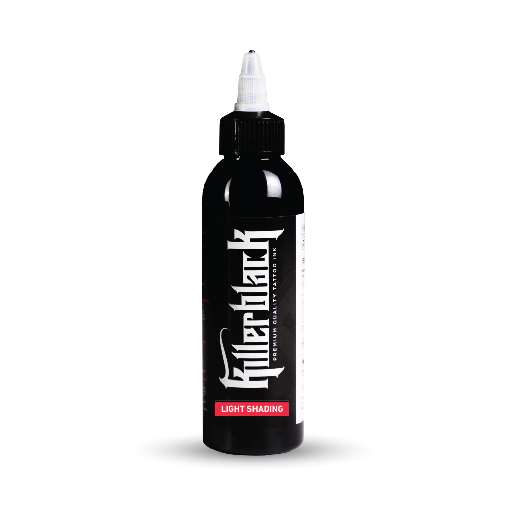 KillerBlack Tattoofarbe - Light Shading (150ml)