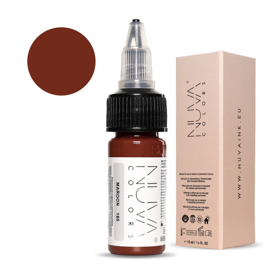 Nuva Colors PMU Pigment - 165 Maroon (15 ml)