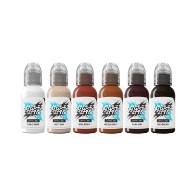 World Famous Limitless Tattoofarbe - Michele Turco Portrait Set (6 x 30 ml)