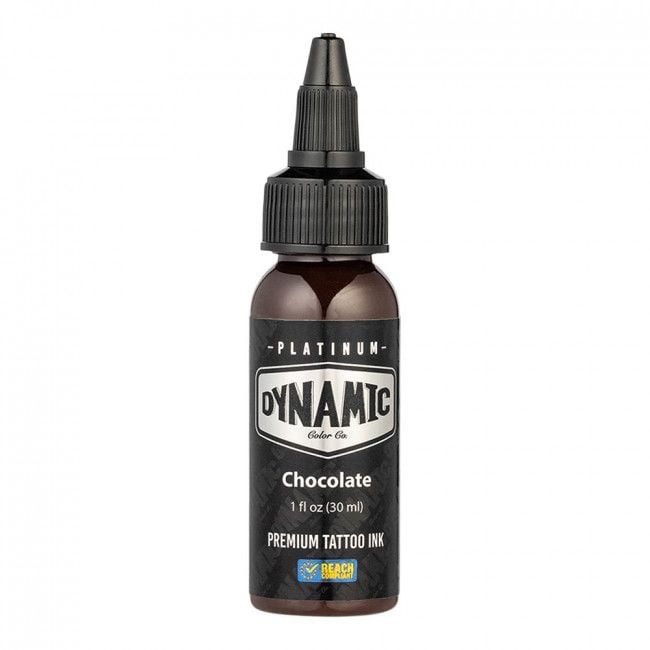 Dynamic Platinum Tattoo Ink - Chocolate (30 ml) - Reach-konform