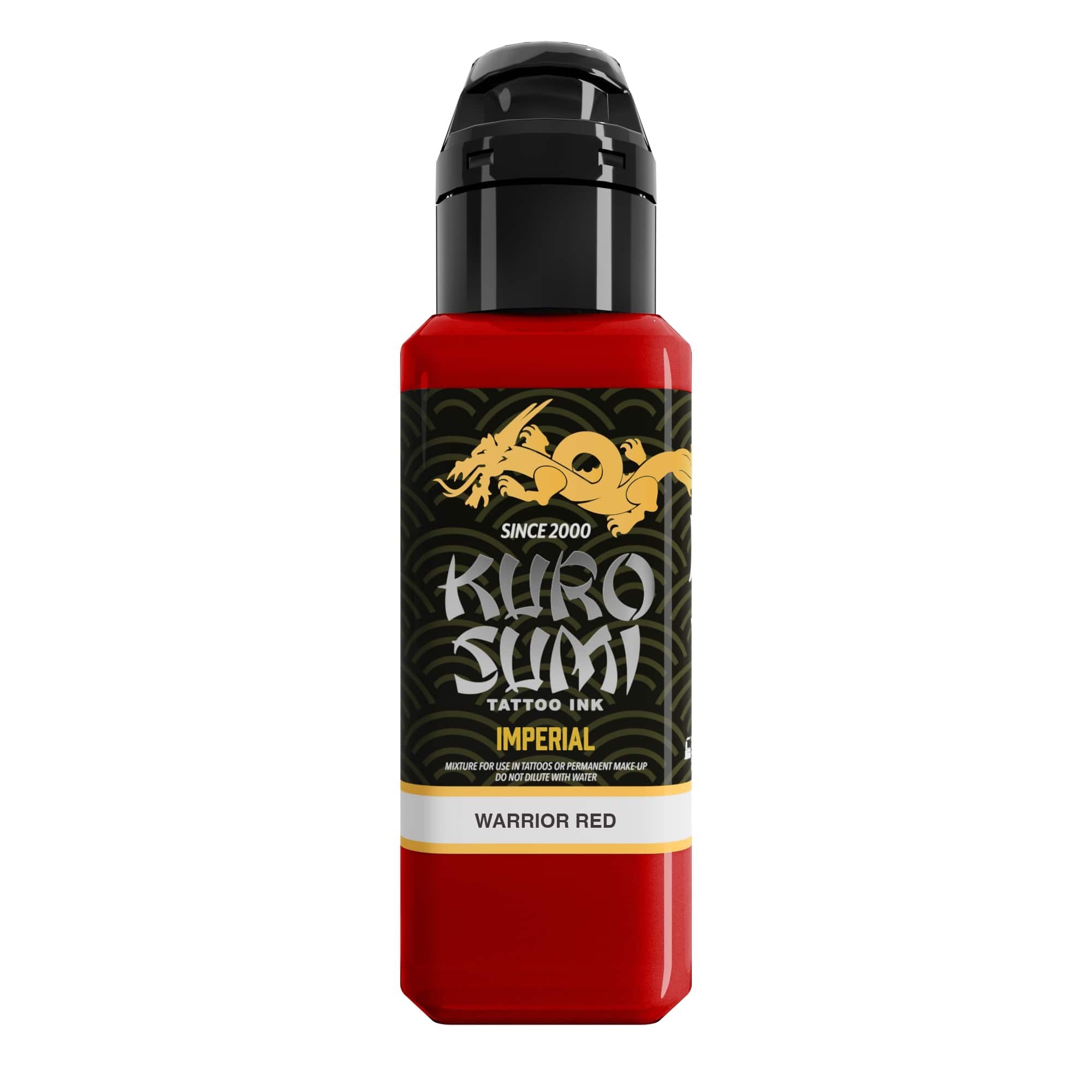 Kuro Sumi Imperial Tattoofarbe - Warrior Red