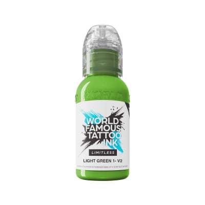 World Famous Limitless Tattoofarbe - Light Green 1 V2 (30 ml)