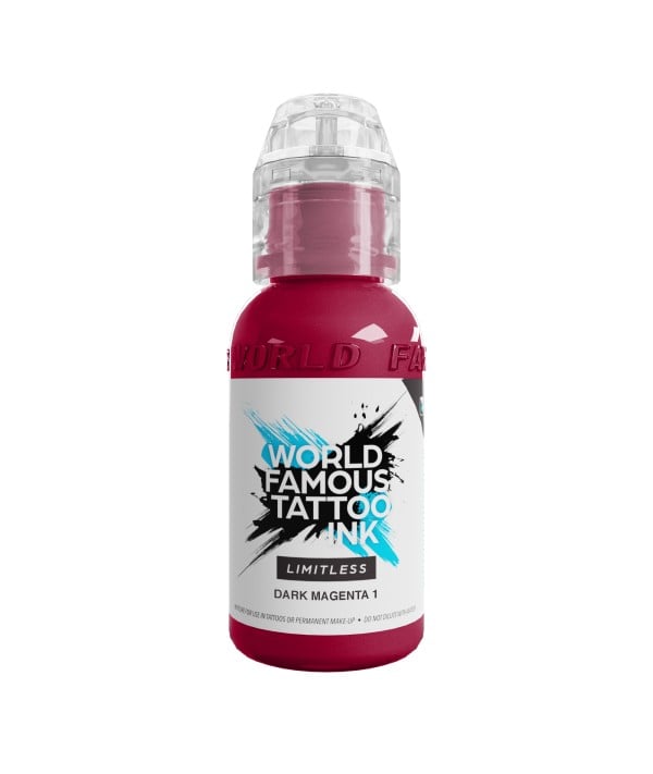 World Famous Limitless Tattoofarbe - Dark Magenta 1 (30ml)