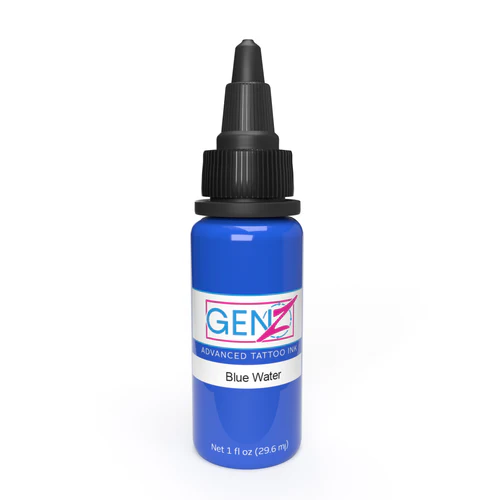 Intenze Ink Tattoofarbe REACH - Blue Water (30 ml)