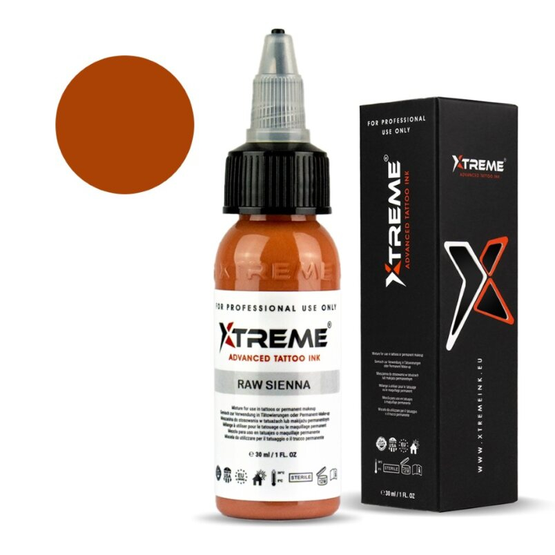 XTreme Ink Tattoofarbe - Raw Sienna (30 ml)