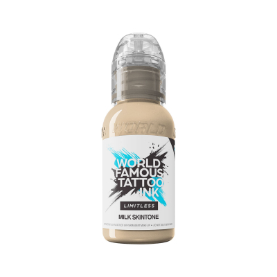 World Famous Limitless Tattoofarbe - Milk Skintone (30 ml)