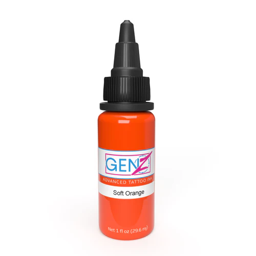 Intenze Ink Tattoofarbe REACH - Soft Orange (30 ml)