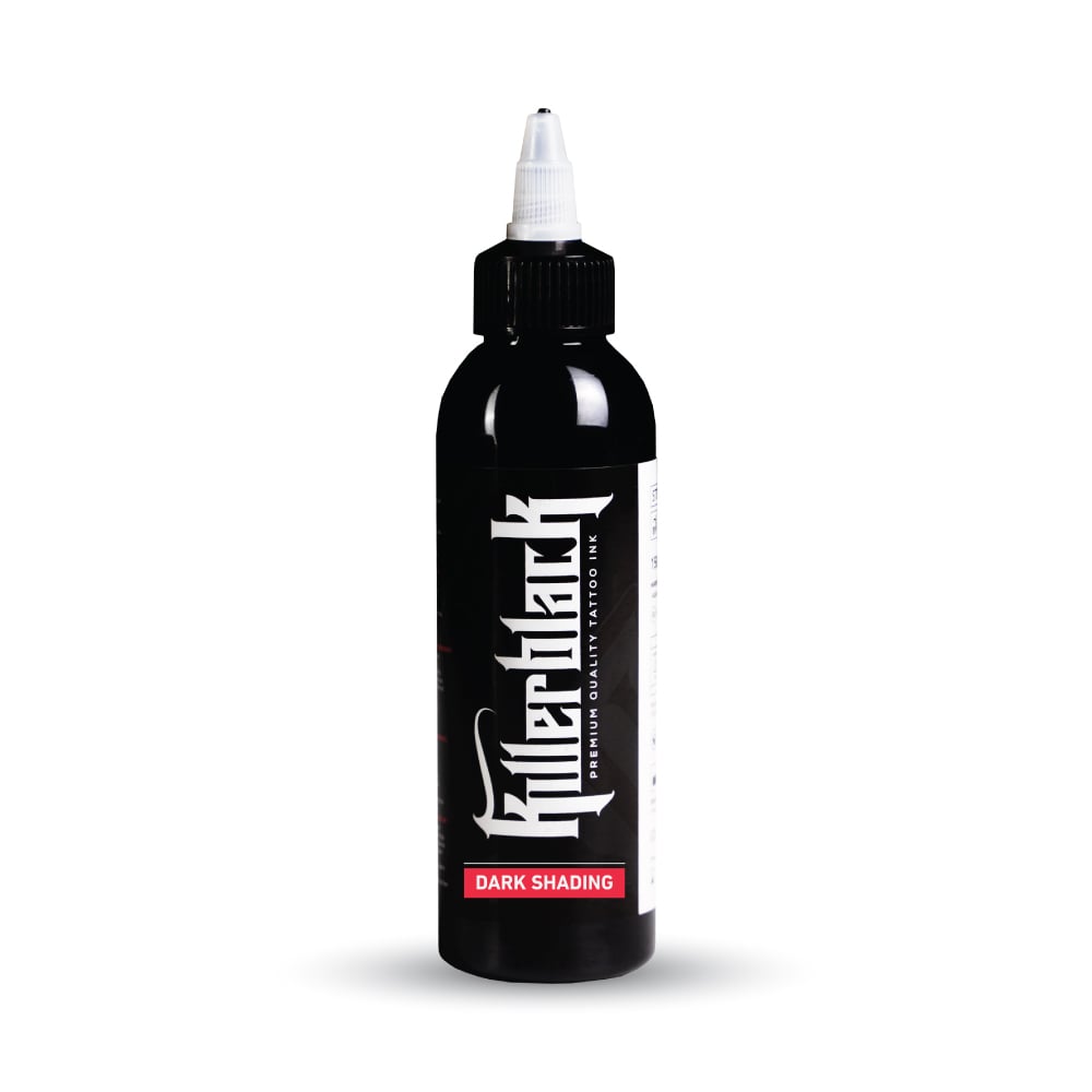 KillerBlack Tattoofarbe - Dark Shading (150ml)