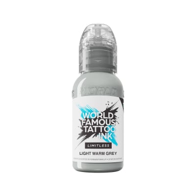 World Famous Limitless Tattoofarbe - Light Warm Grey (30 ml)