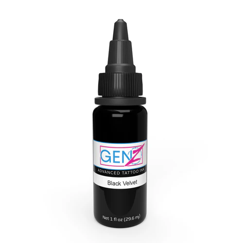 Intenze Ink Tattoofarbe REACH - Black Velvet (30 ml)