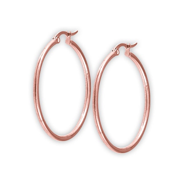 RG 316 ROUND HOOP EARRINGS (PAIR)