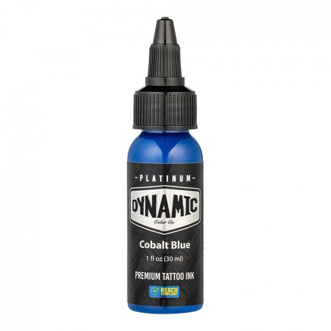 Dynamic Platinum Tattoo Ink - Cobalt Blue (30 ml) - Reach-konform