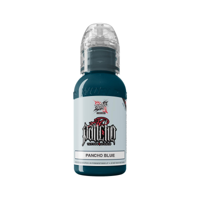 World Famous Limitless Tattoofarbe - A.D. Pancho Blue (30 ml)