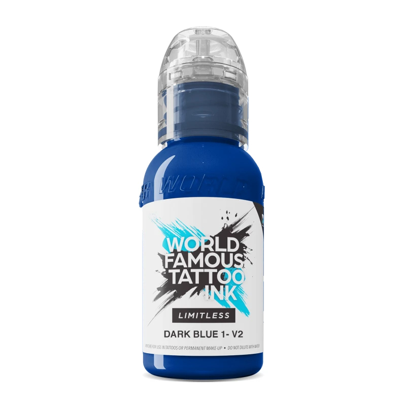 World Famous Limitless Tattoofarbe - Dark Blue 1 V2 (30 ml)