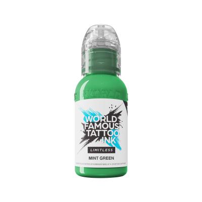 World Famous Limitless Tattoofarbe - Mint Green (30 ml)