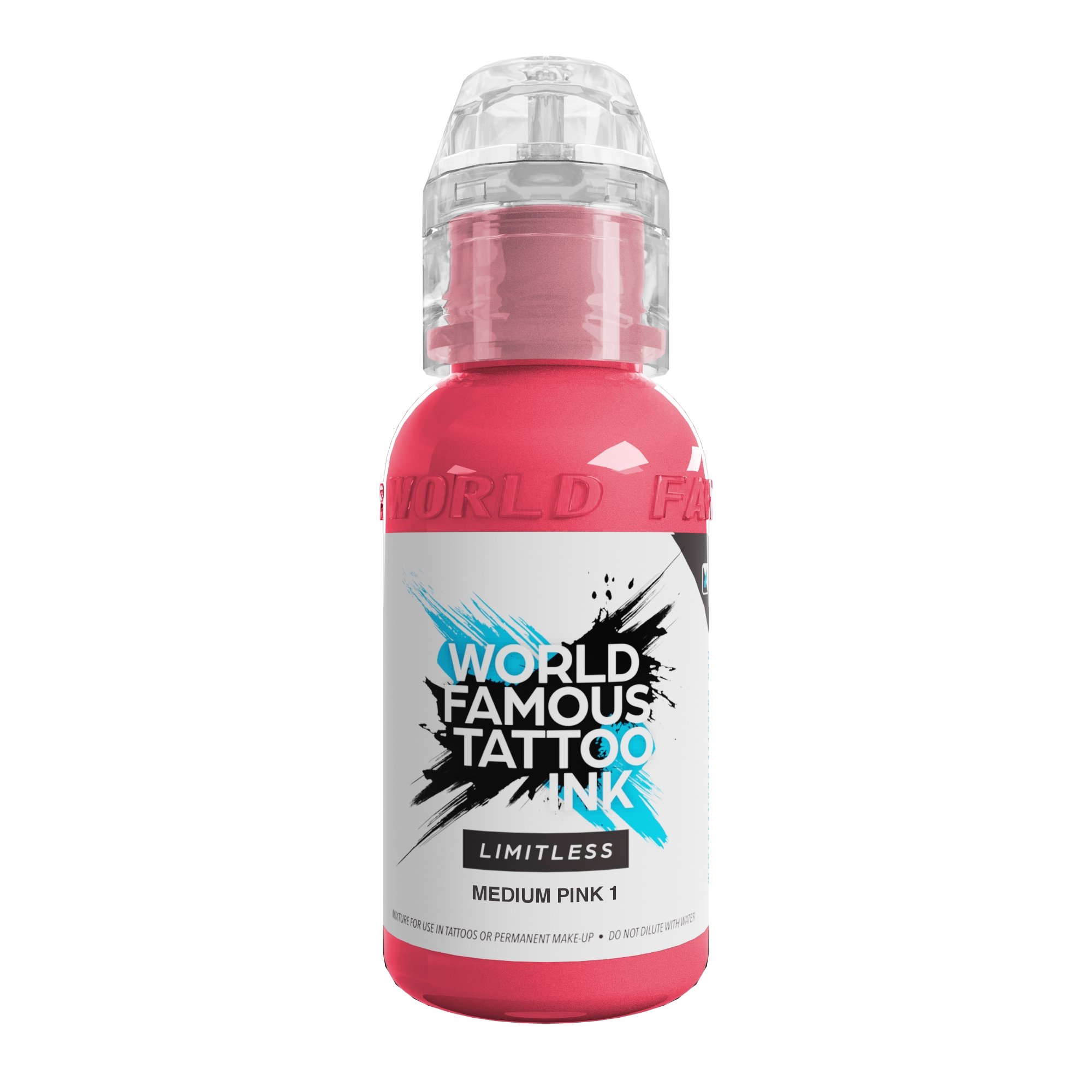 World Famous Limitless Tattoofarbe - Medium Pink 1 (30ml)