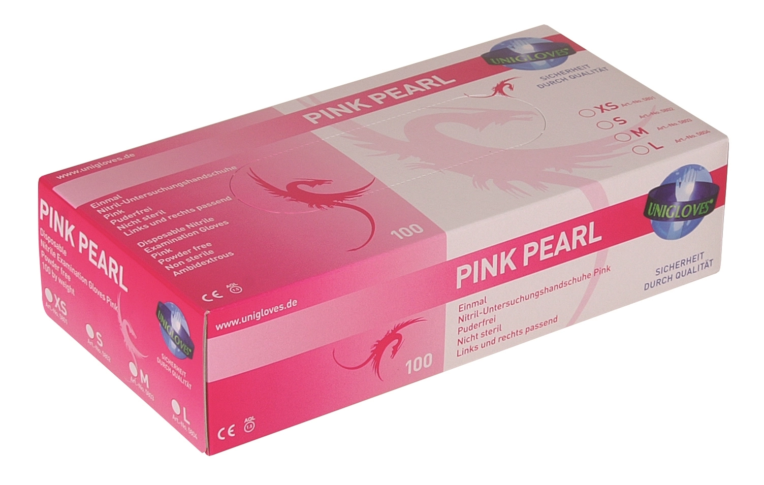 Unigloves Pink Pearl Nitrilhandschuhe