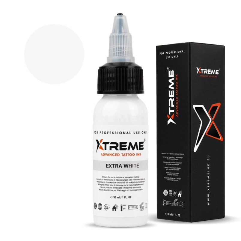 XTreme Ink Tattoofarbe - Extra White (30 ml)