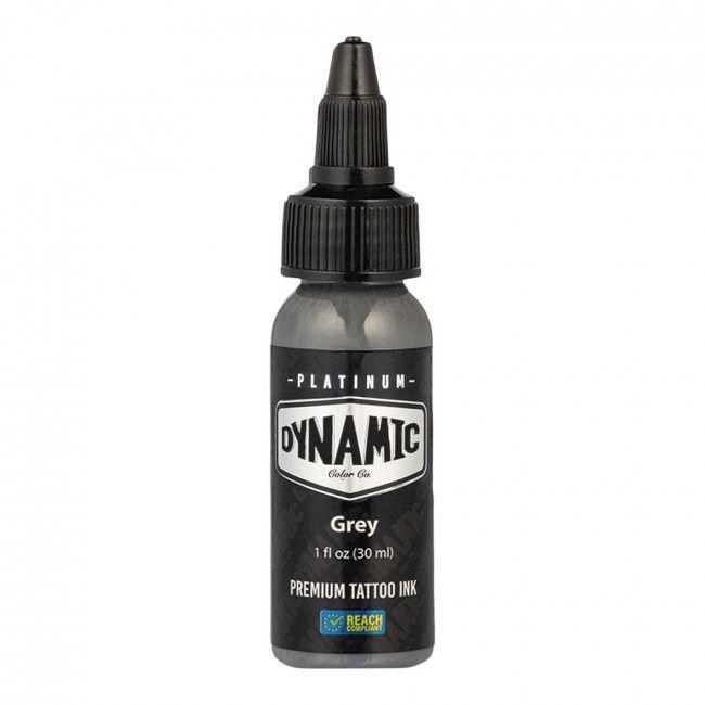 Dynamic Platinum Tattoo Ink - Grey (30 ml) - Reach-konform