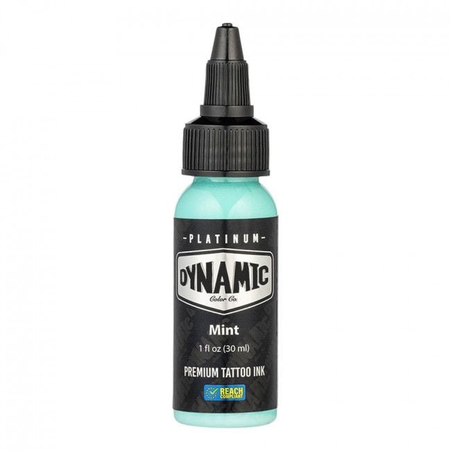 Dynamic Platinum Tattoo Ink - Mint (30 ml) - Reach-konform