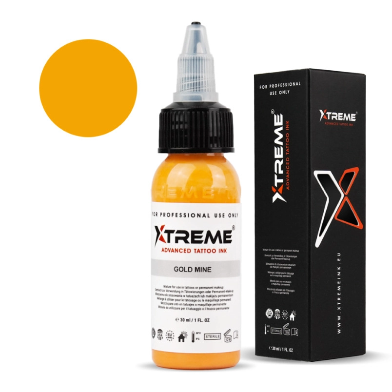 XTreme Ink Tattoofarbe - Gold Mine (30 ml)