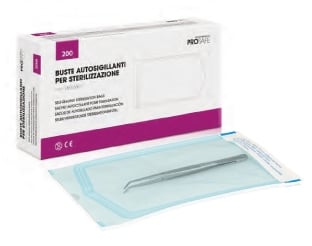 Xanitalia Selbstschließende Sterilisierungsbeutel (135 x 260 mm)