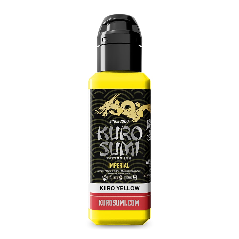 Kuro Sumi Imperial Tattoofarbe - Kiiro Yellow (44 ml)