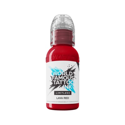 World Famous Limitless Tattoofarbe - Lava Red (30ml)