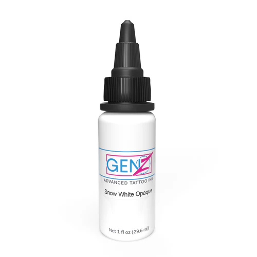 Intenze Ink Tattoofarbe REACH - Snow White Opaque (30 ml)