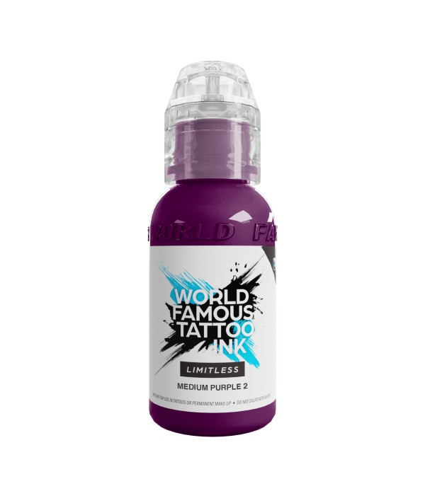 World Famous Limitless Tattoofarbe - Medium Purple 2 (30ml)