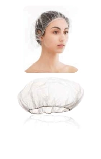 Xanitalia Weiße TNT Haarnetze 100 St. - Polybeutel Einzelverpackungen