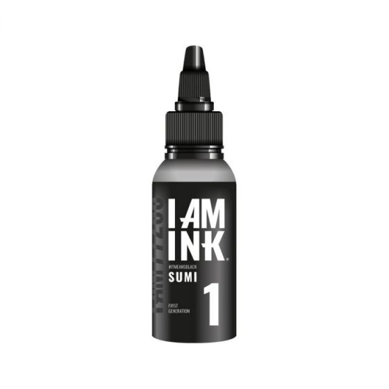 I AM INK Tattoofarbe - First Generation - 1 Sumi