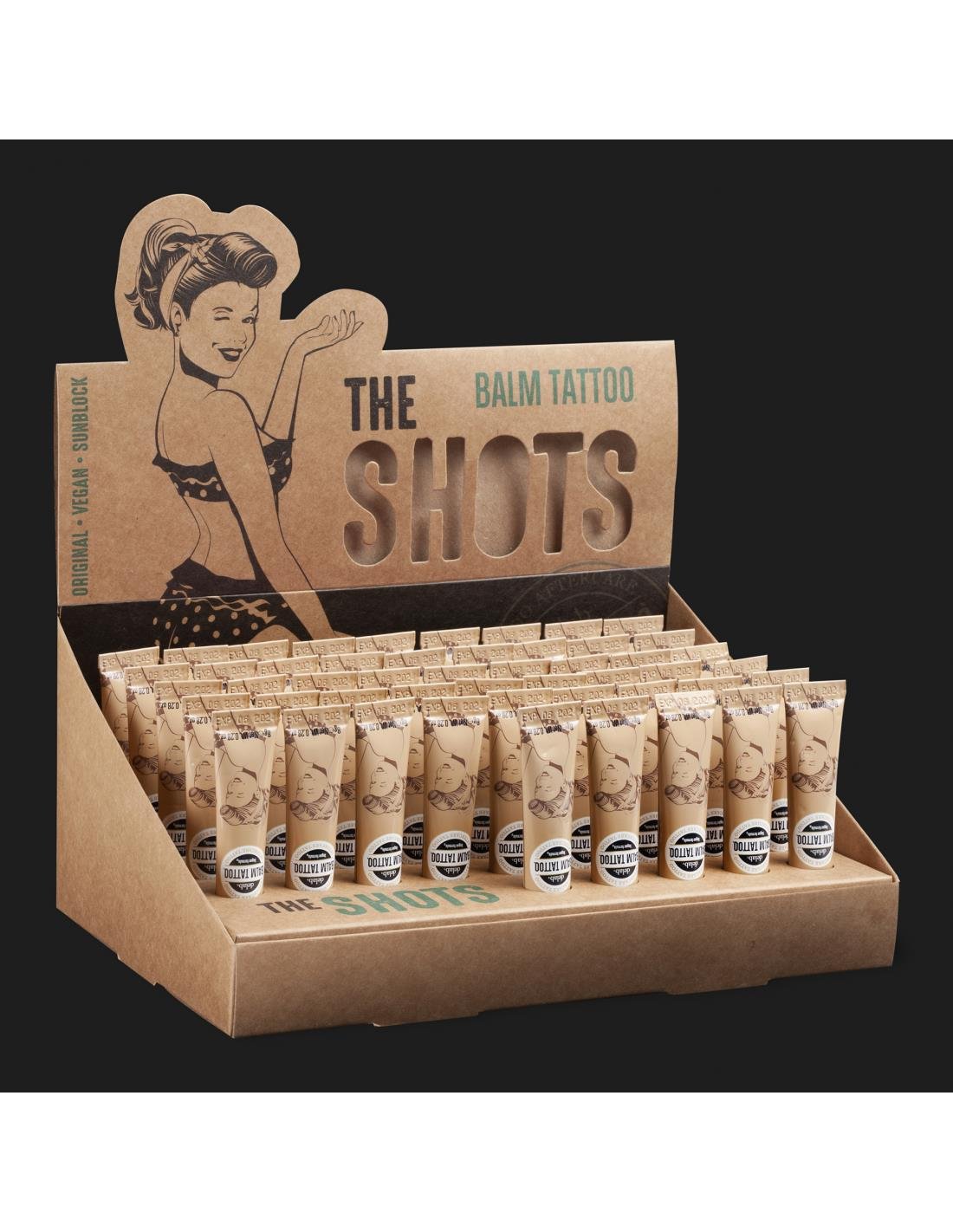 Balm Tattoo Shots Vegan - Display mit 50 St.