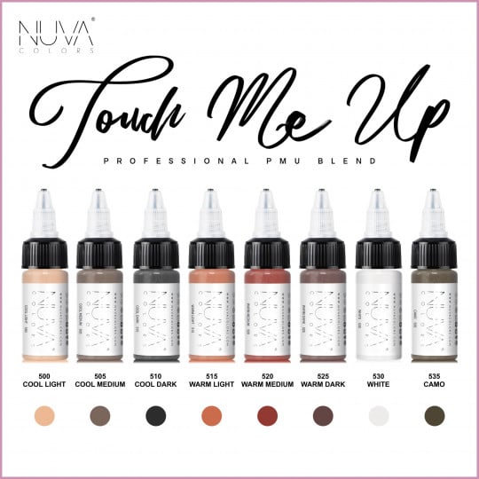 Nuva Colors PMU Pigment Set - Scar Collection (8 x 15 ml)