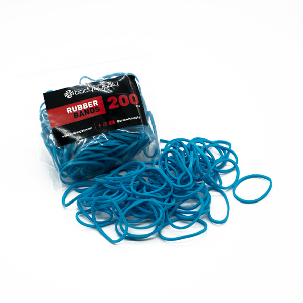 BodySupply Gummibänder 200 St. - Blau