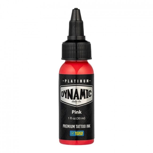 Dynamic Platinum Tattoo Ink - Pink (30 ml) - Reach-konform