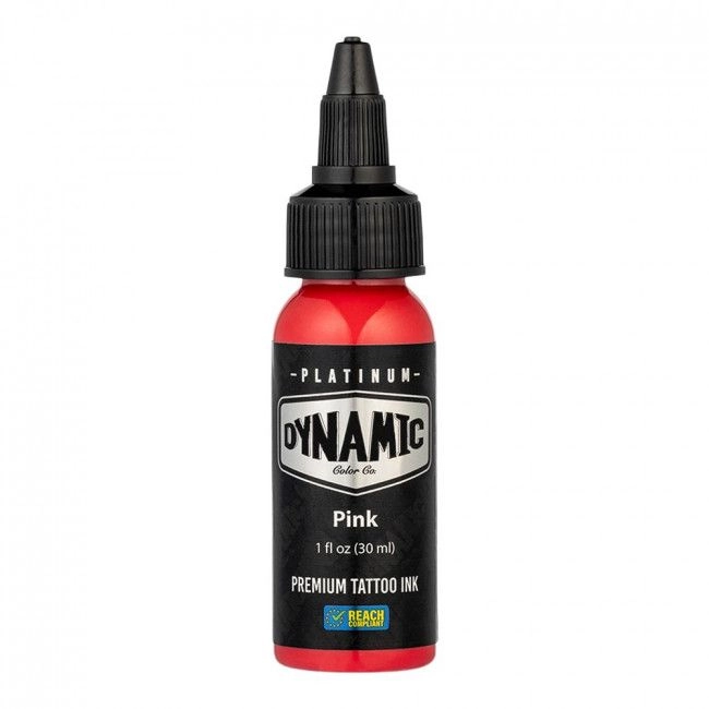 Dynamic Platinum Tattoo Ink - Pink (30 ml) - Reach-konform