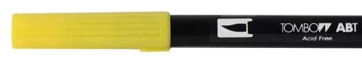 Tombow Dual Brush Tattoo-Stift - Process Yellow